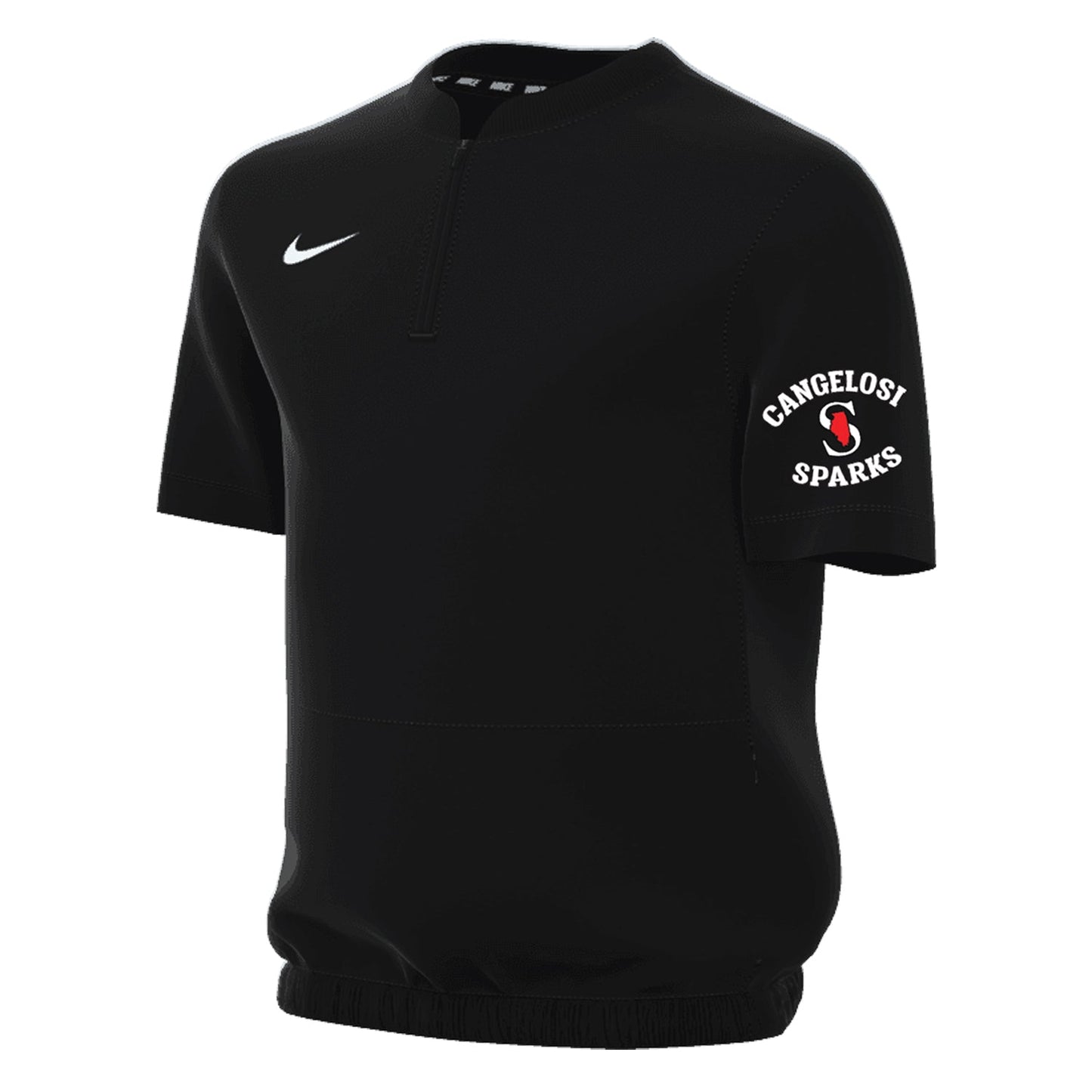YOUTH NIKE SPARKS WINDSHIRT SHORT SLEEVE TOP