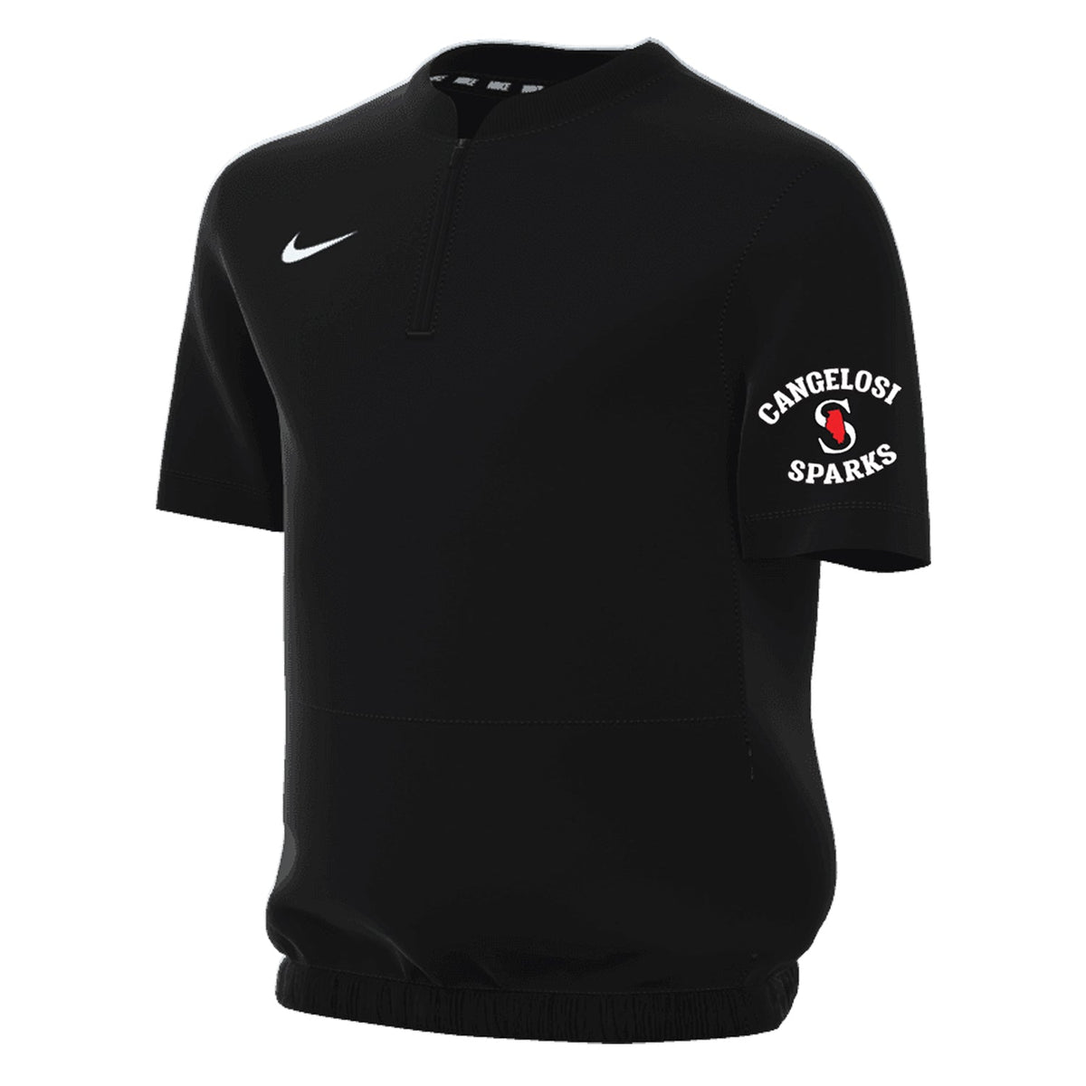 YOUTH NIKE SPARKS WINDSHIRT SHORT SLEEVE TOP