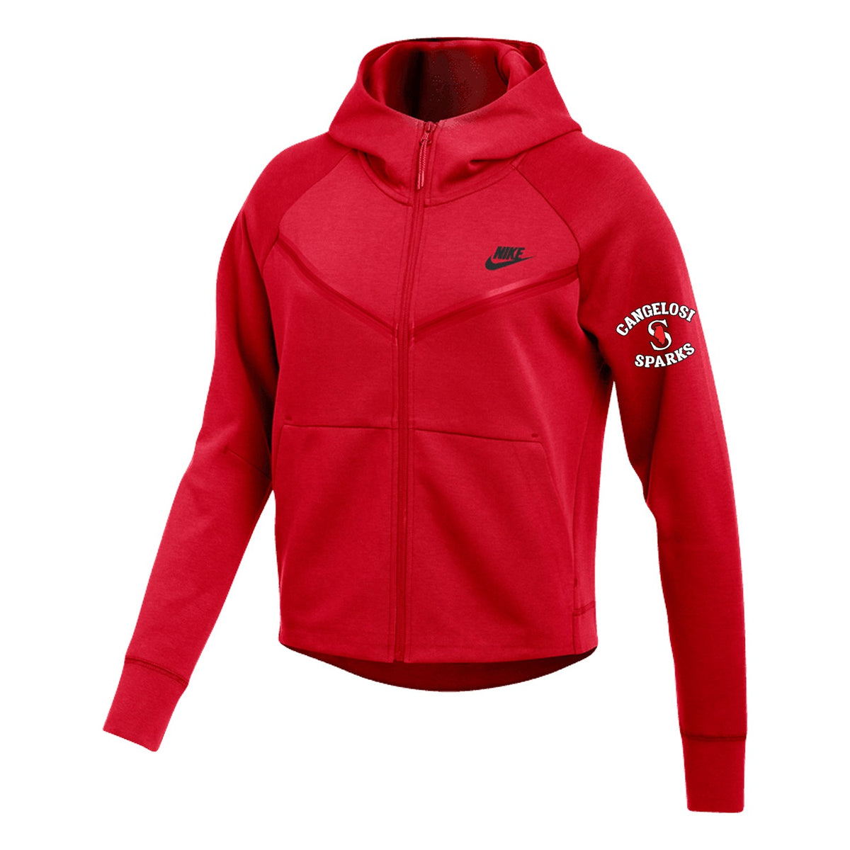 WOMENS NIKE SPARKS TECH FLEECE FULL ZIP HOODIE