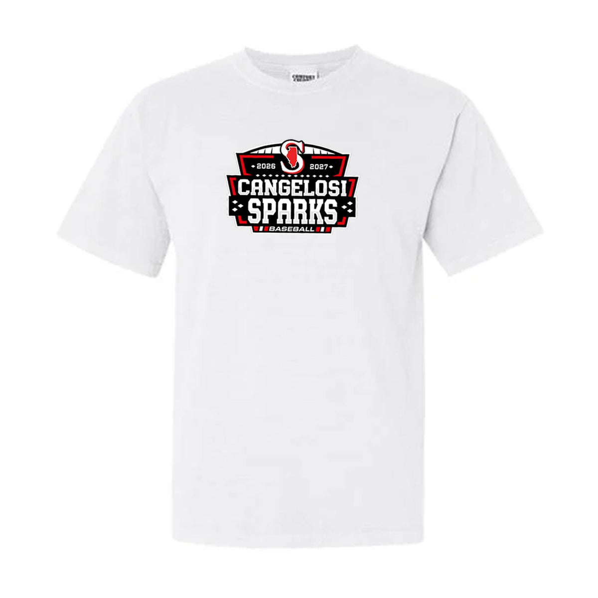 YOUTH  COMFORT COLORS SPARKS MAIN SHORT SLEEVE