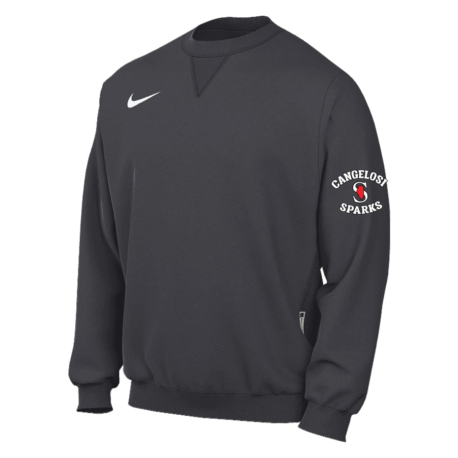 MENS NIKE SPARKS TEAM FLEECE CREW LONG SLEEVE