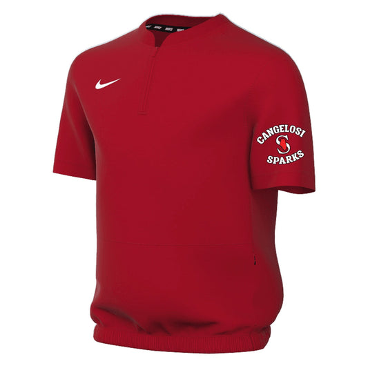 YOUTH NIKE SPARKS WINDSHIRT SHORT SLEEVE TOP