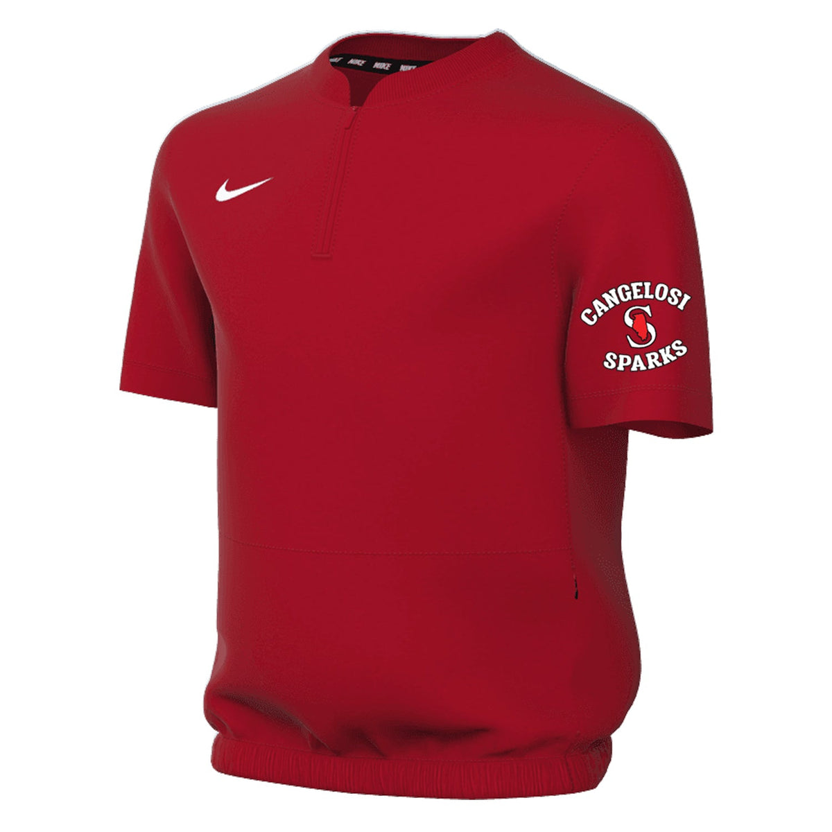 YOUTH NIKE SPARKS WINDSHIRT SHORT SLEEVE TOP