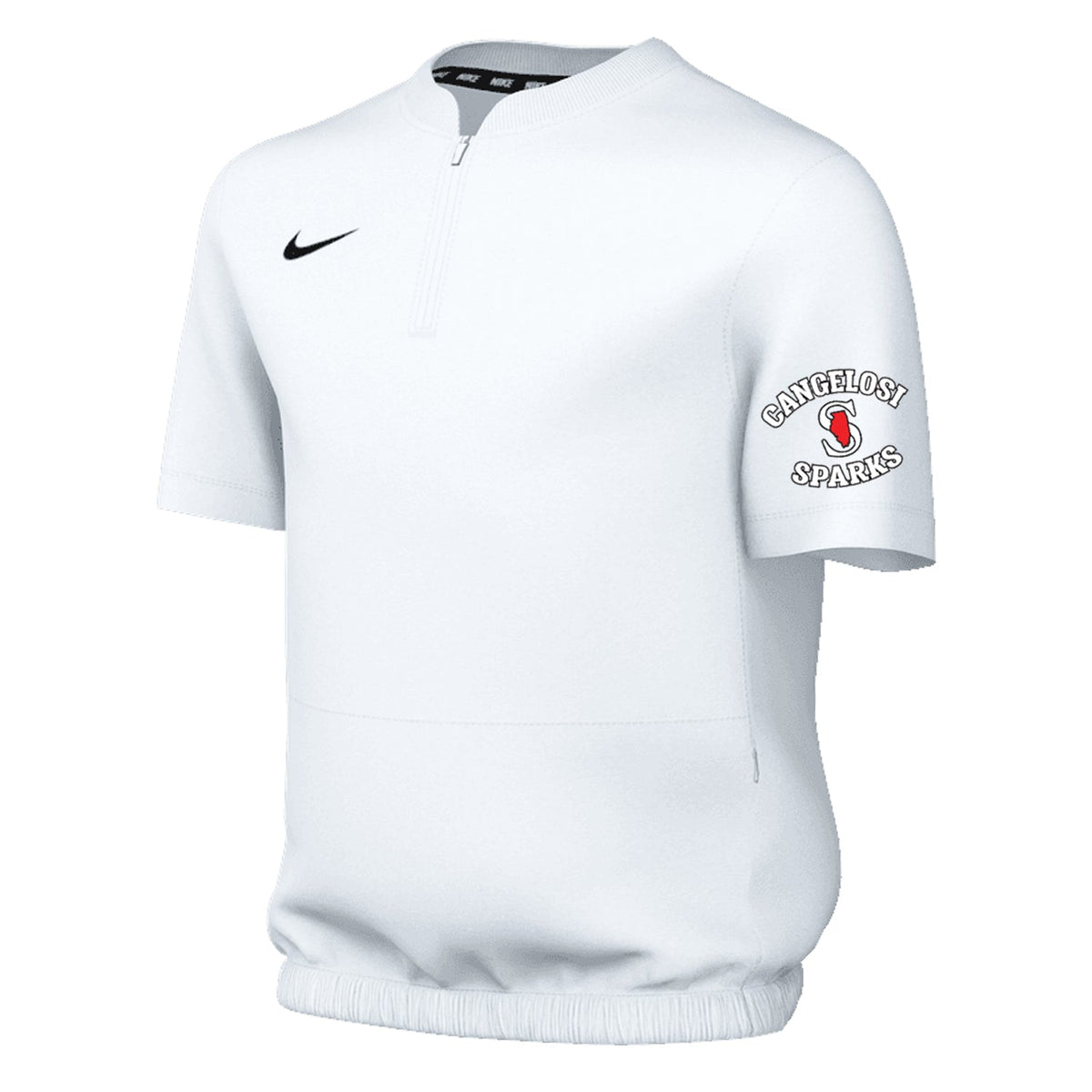 YOUTH NIKE SPARKS WINDSHIRT SHORT SLEEVE TOP